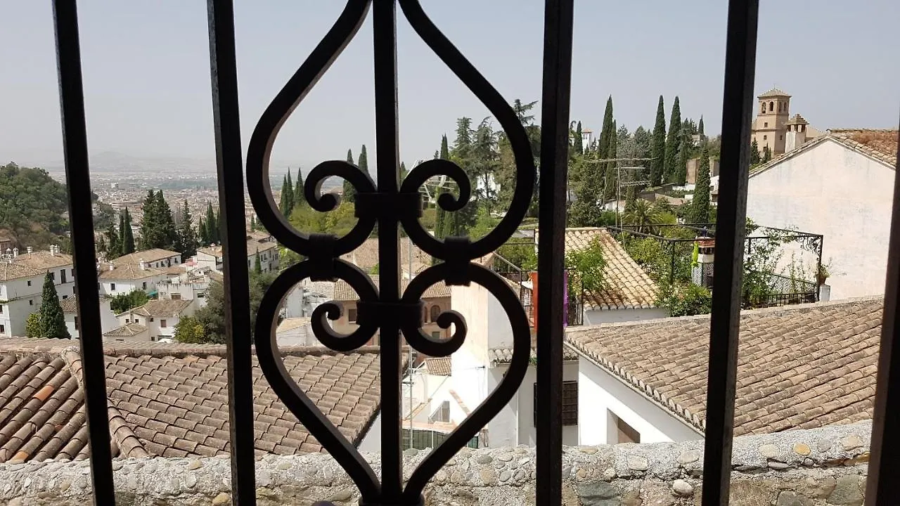 Cueva Albaicin Granada Avec Vue Sur L'Alhambra Villa Spain